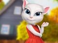 Leikur Angela mín að tala  á netinu