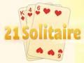 Leikur 21 Solitaire á netinu