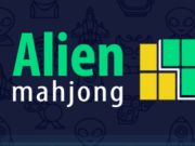 Leikur Mahjong með geimverum  á netinu