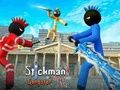 Leikur Stickman Police vs Gangsters Street Fight á netinu
