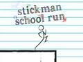 Leikur Stickman skólahlaup  á netinu