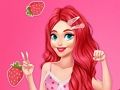 Leikur Skemmtileg áskorun fyrir Princesses Fruity Print  á netinu
