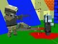 Leikur Skjóta Zombie Blocky Gun Warfare  á netinu