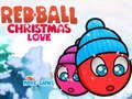 Leikur Red Ball jólaást  á netinu