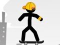 Leikur Stickman skautahlaupari  á netinu