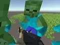 Leikur Minecraft Shooter bjargaðu heimi þínum á netinu