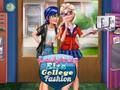 Leikur Ladybug Elsa College Tíska  á netinu
