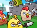 Leikur Sameina Cannon: Chicken Defense  á netinu