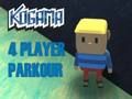 Leikur Kogama 4 spilara Parkour  á netinu