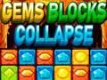 Leikur Gems blokkir hrynja á netinu
