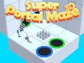 Leikur Super Portal Maze 3D á netinu