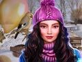 Leikur Að fara yfir ísinn  á netinu