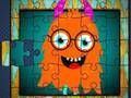 Leikur Sætur Monsters Jigsaw  á netinu