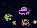 Leikur Neon Invaders á netinu