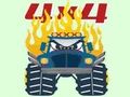 Leikur Monster Trucks litasíður  á netinu