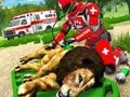 Leikur Alvöru læknir Robot Animal Rescue á netinu