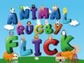 Leikur Dýra Rugby Flick  á netinu