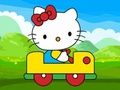 Leikur Sætur Kitty Car Jigsaw  á netinu
