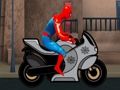 Leikur Spider-Man á mótorhjóli  á netinu