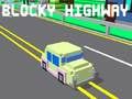 Leikur Blocky þjóðvegur á netinu