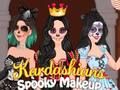 Leikur Kardashians spooky förðun  á netinu