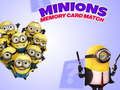 Leikur Minions Memory Card Match á netinu