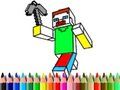 Leikur Aftur í skólann: Minecraft litarefni  á netinu