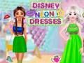 Leikur Disney Neon kjólar  á netinu