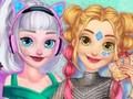 Leikur Framtíðartíska Elsa og Rapunzel  á netinu