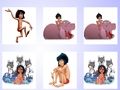 Leikur Mowgli Minniskort Match  á netinu