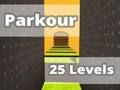 Leikur Parkour 25 stig  á netinu