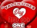 Leikur Valentines Day Finndu Odd One  á netinu