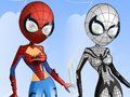 Leikur Spider Girl klæða sig upp  á netinu