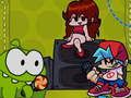 Leikur Friday Night Funkin VS Om Nom úr Cut The Rope  á netinu