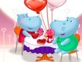 Leikur Hippo Valentine's Cafe á netinu