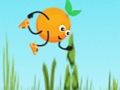 Leikur Herra. Orange Flappy Jump  á netinu