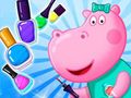Leikur Hippo manicure Salon á netinu