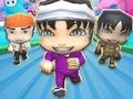 Leikur Chibi Fall krakkar hlaupa knockdown  á netinu