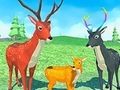 Leikur Deer Simulator Dýrafjölskylda  á netinu
