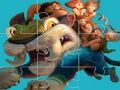 Leikur Puzzle Croods  á netinu