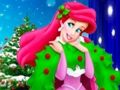 Leikur Ariel The Little Mermaid Christmas Dress Up  á netinu