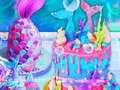 Leikur Unicorn Chef Mermaid kaka  á netinu