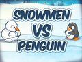 Leikur Snowmen vs Penguin á netinu