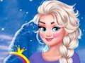 Leikur Elsa Frozen Stílhreinar rósir  á netinu