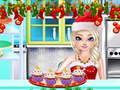 Leikur Systir Princess Christmas Cupcake Maker  á netinu