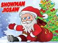Leikur Snowman Jigsaw á netinu
