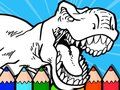 Leikur Litar Dinos Fyrir börn  á netinu