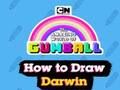 Leikur The Amazing World of Gumball Hvernig á að teikna Darwin  á netinu