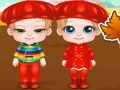 Leikur Cute Twins: Autumn Season  á netinu