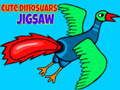 Leikur Sætur Dinosuars Jigsaw  á netinu